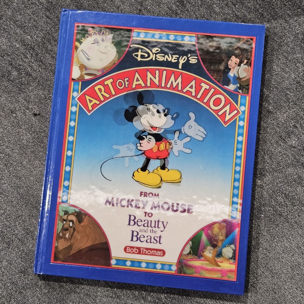 Disney Art‎ Of Animation Mickey Mouse to Beauty Beauty and the Beast Bob Thomas